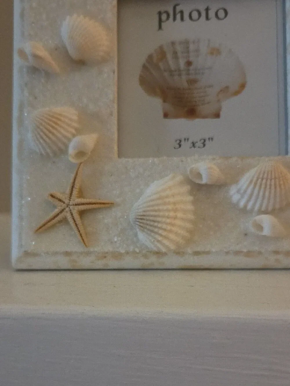 Ceramic Shell Photo Frame